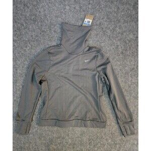 Nike Sweater Womens M Therma-FIT Swift Element Turtleneck Running Top FB5306-084